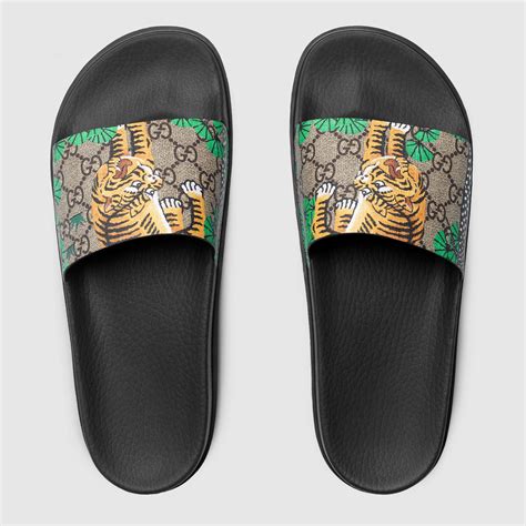 gucci fur slides men's|gucci women's slides clearance sale.